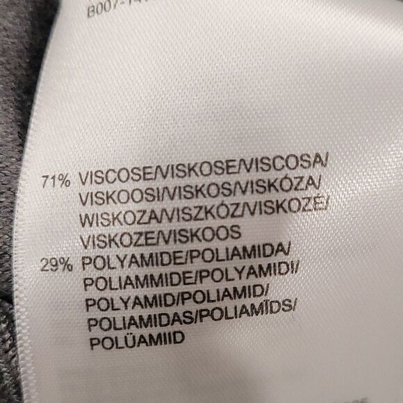 MEXX Short Sleeve Turtleneck pull over solid gray knit Sweater like new xs size - Picture 5 of 6